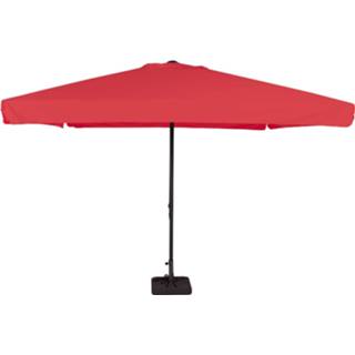 👉 Parasol rood Quito 350x350cm (Brick red)
