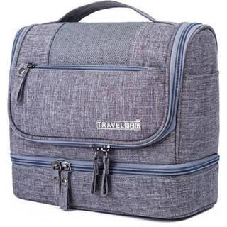 👉 Grijs netherlands vrouwen Men Women Luggage Travel Bags Wash Bag Cosmetic Waterproof Portable Pouch - Gray