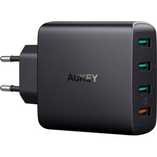👉 Zwart Aukey PA-T18 Qualcomm Quick Charge 3.0 charger 42W (Black) 608119190201