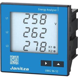 👉 Energie meter Janitza UMG 96-S2 Digitaal inbouwmeetapparaat Energiemeter met achtergrondverlichting 4064161082066