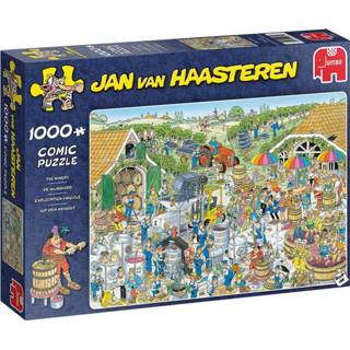 👉 Puzzel karton Jan van Haasteren de wijnmakerij - 1000 Stukjes 8710126190951