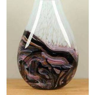 👉 Vaas glas Snow, 47 cm