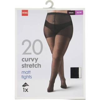 👉 Panty's zwart HEMA Panty Curvy Stretch 20 Denier (zwart)