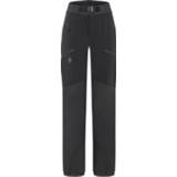 👉 Black Diamond - Women's Dawn Patrol Hybrid Pants - Regenbroek maat L, zwart