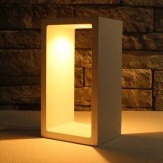👉 Tafel lamp wit Artdelight Tafellamp Corridor H 18 cm B 10 8719831732661