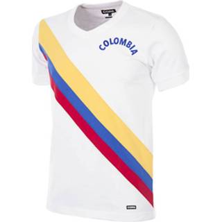 👉 Voetbalshirt wit unisex nederland Rugby Shirts volwassen colombia Retro 1972-1973