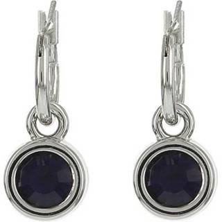 Oorbel purper paars swarovski volwassenen vrouwen nederlands Biba Hang Oorbellen met Steentje Purple Velvet 8720289541897