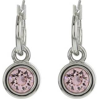 👉 Oorbel roze swarovski volwassenen vrouwen nederlands Biba Hang Oorbellen met Steentje Rosaline 8720289541798