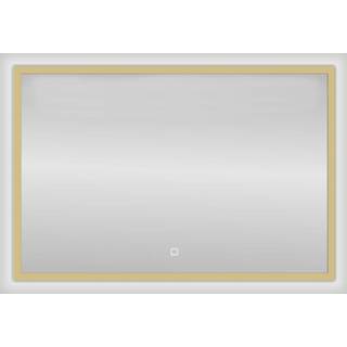 👉 Badkamerspiegel goud Best Design Nancy Isola LED Verlichting 80x60 cm Mat 8719323066243