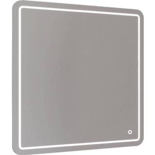 👉 Badkamerspiegel Allibert Kruz LED Verlichting 28 W Vierkant 80x80x3 cm 3588560378786