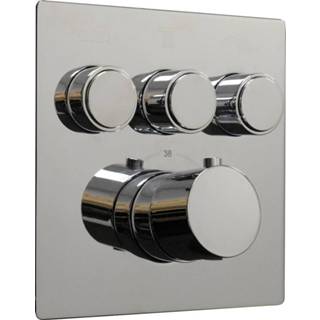 👉 Douchekraan chroom Afbouwdeel Boss & Wessing Thermostatisch 3-Wegs 8719304521419