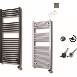 👉 Design radiatoren Elektrische Radiator Sanicare Plug En Play 111,8 x 45 cm Inox Look Incl Montage Set 596 Watt 8719304692683