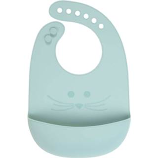 👉 Slab silicone blauw Lassig Little Chums Mouse Blue