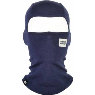 👉 Bivakmuts blauw zwart uniseks Mons Royale - B3 Balaclava maat L/XL, blauw/zwart 9420057456543