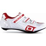 👉 Fiets schoenen carbon mannen wit 44 rood Crono fietsschoenen CR4 heren wit/rood maat 2000000046662