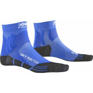 👉 X Socks hardloopsokken Sky Run Two polyamide blauw maat 42/44