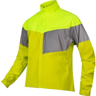 👉 Fietsjack mannen 3XL grijs groen geel Endura - Urban Luminite Jacke II maat 3XL, geel/groen/grijs 5055939987453