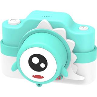 👉 Digitale camera kinderen cyaan Cartoon - 24MP Dinosaurus / Cyan 5712580069661