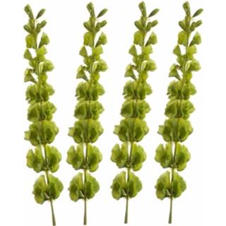 👉 Kunstbloem groene Set van 4x stuks kunstbloemen 80 cm takken