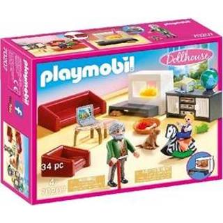 👉 Openhaard stuks Playmobil Dollhouse - Huiskamer met 70207 4008789702074