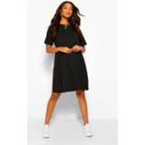 Maternity Crew Neck Smock Dress, Black