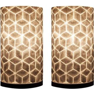 👉 Tafellamp Cube 30cm 2 Stuks 7061282496625