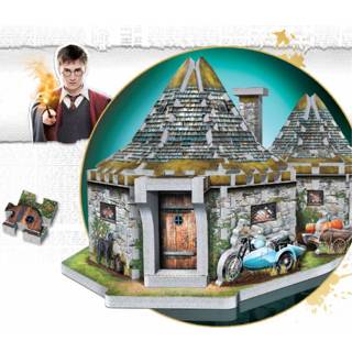 👉 Puzzel Wrebbit 3D - Harry Potter Hagrid's Hut (270 stukjes) 665541005121