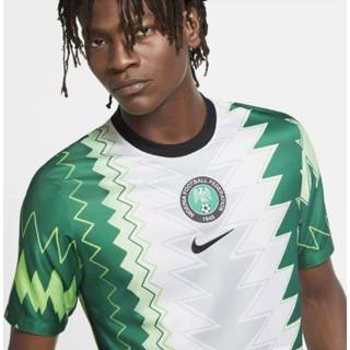 👉 Voetbalshirt m wit male mannen Nigeria 2020 Stadium Thuis voor heren -