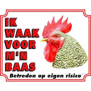 👉 Waakbord Haan - Ik waak voor mijn Baas 8714615312015