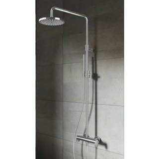 👉 Regendouche messing thermostatisch Get Together opbouw knop keramisch rond vast Complete Hotbath SDS8 Opbouwset Met Thermostaat 8719304903116
