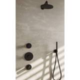 👉 Regendouche messing thermostatisch cobber bouw knop keramisch rond Complete Hotbath IBS20 Inbouwset Met 2 Stopkranen 8719304903123
