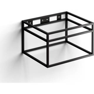 Zwart RVS Clou New Wash Me Frame Kokerprofiel Kast Zonder Bodem Mat 50x40x30cm 8719304699545