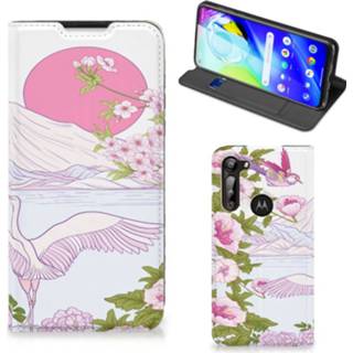 👉 Motorola Moto G8 Power Hoesje maken Bird Standing 8720215747768