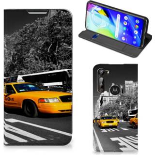 👉 Motorola Moto G8 Power Book Cover New York Taxi 8720215466638