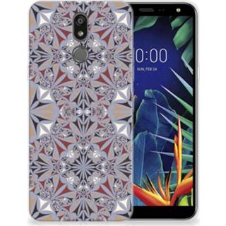 👉 Siliconen hoesje LG K40 TPU Flower Tiles 8720215536775