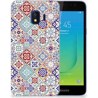 👉 Siliconen hoesje Samsung Galaxy J2 Core TPU Tiles Color 8720215462142