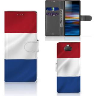 👉 Nederlandse vlag Sony Xperia 10 Bookstyle Case 8720215102895