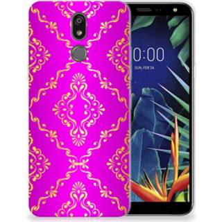 👉 Siliconen hoesje roze LG K40 Barok 8720215046168