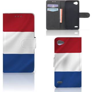 👉 Nederlandse vlag LG Q6 | Plus Bookstyle Case 8720215606287