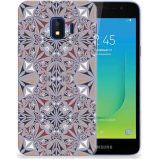 👉 Siliconen hoesje Samsung Galaxy J2 Core TPU Flower Tiles 8720215865769