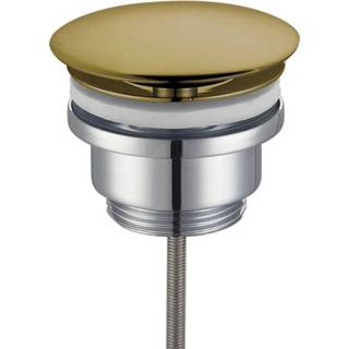 👉 Afvoerplug goud design Qisani vaste gold 8711647099426