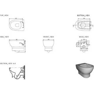 👉 Wand closet keramiek mercurius standaard wit Wandcloset Wiesbaden Twenty Rimless Softclose Zitting Nano Coating 8720195543145