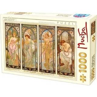 👉 Puzzel Alphonse Mucha 1000 Stukjes De delen van Dag 5947502870050