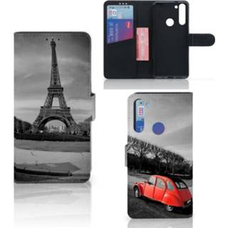 👉 Flipcover Motorola Moto G8 Flip Cover Eiffeltoren 8720215944938