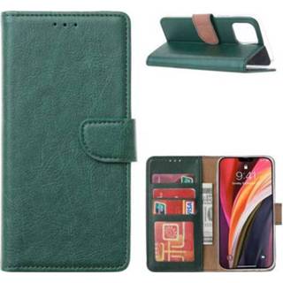IPhone 12 Mini Hoesje met Standaard groen Groen IPhone 12 Mini Hoesje met Standaard 8720215767506