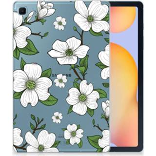 👉 Siliconen hoesje Samsung Galaxy Tab S6 Lite Dogwood Flowers 8720215136753