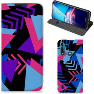 👉 Standcase Motorola Moto G8 Power Lite Stand Case Funky Triangle 8720215305920