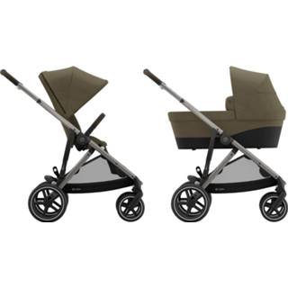 👉 Cybex Gazelle S Kinderwagen 2-in-1 Black - Classic Beige