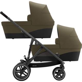 👉 Cybex Gazelle S Tweeling Kinderwagen Black - Classic Beige