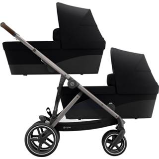 👉 Cybex Gazelle S Tweeling Kinderwagen Taupe - Navy Blue